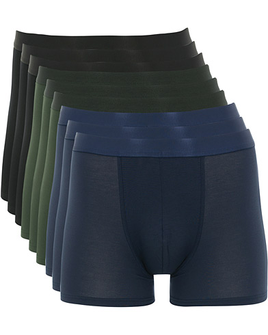 Kalsonger |  9-Pack Boxer Brief Black/Army/Navy