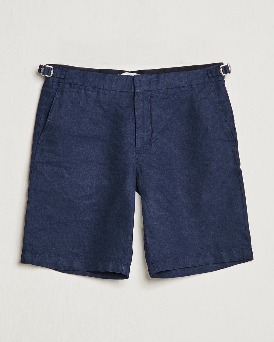  Norwich Linen Shorts Navy