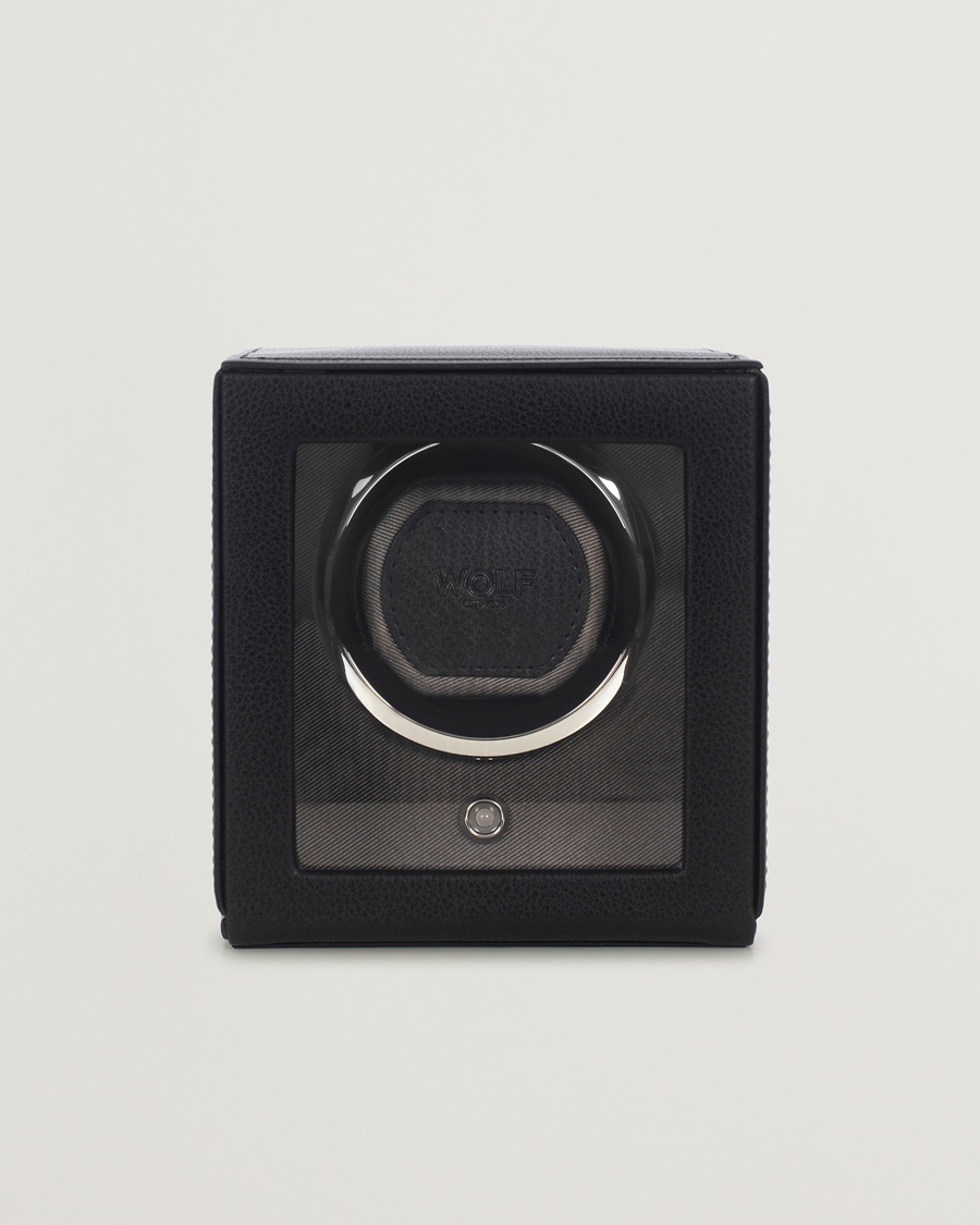 WOLF Cub Single Winder With Cover Black – Svart