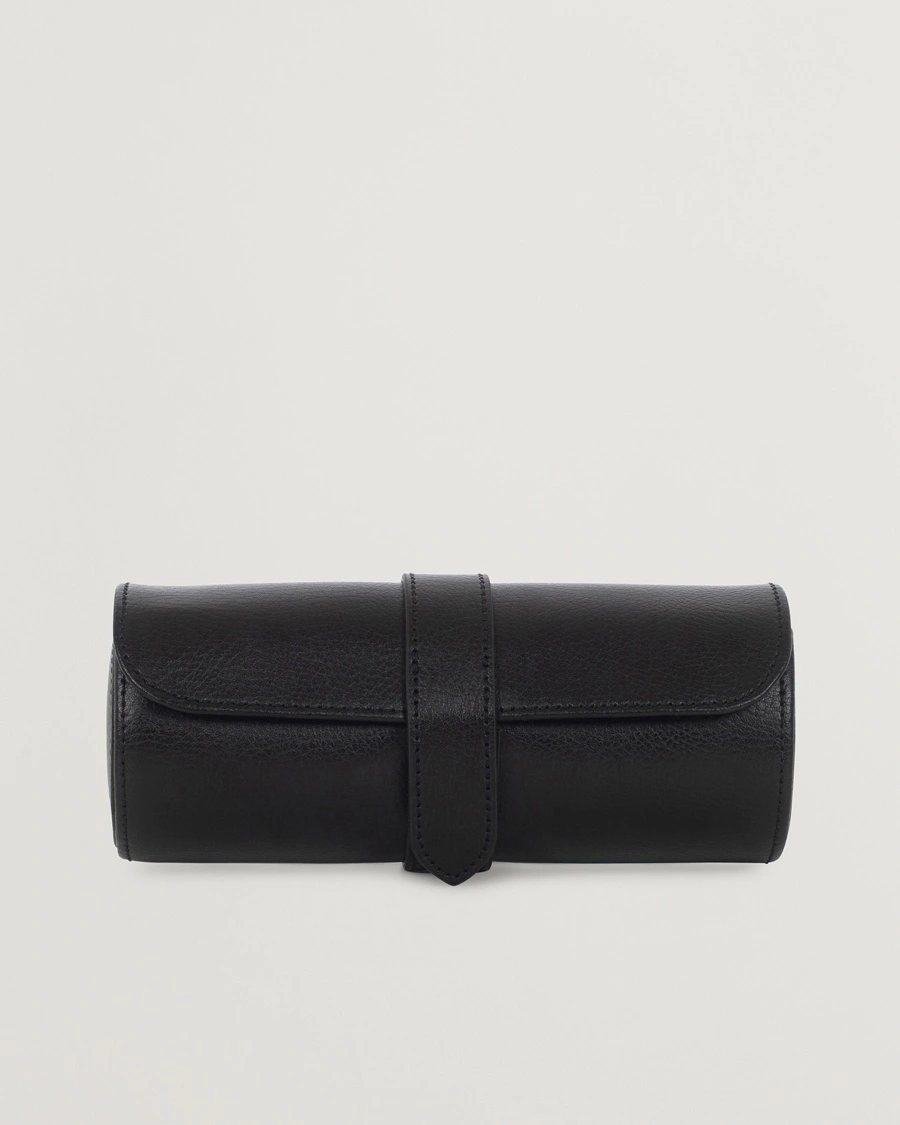 Herr | | WOLF | Blake Triple Watch Roll Black/Grey