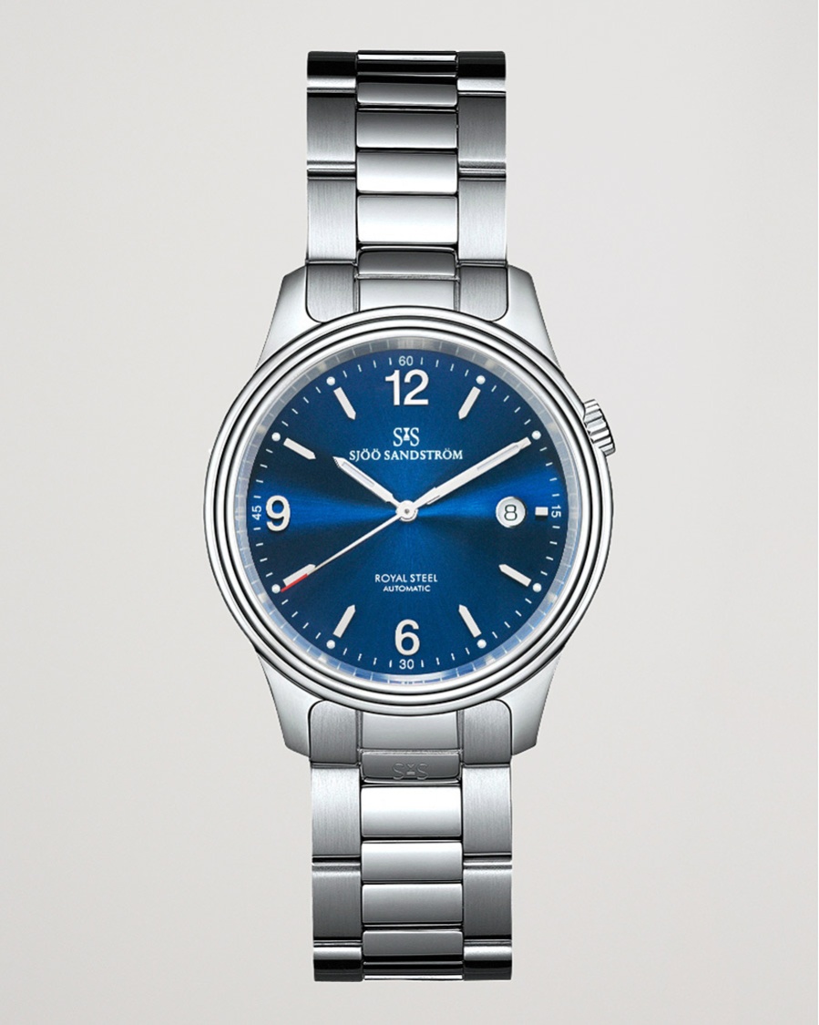 Herr | | Sjöö Sandström | Royal Steel Classic 41mm Blue and Steel