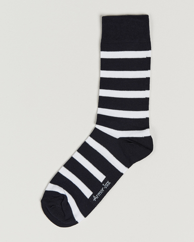 Herr |  | Armor-lux | Loer Stripe Sock Rich Navy/White
