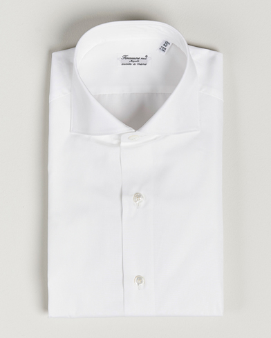 Herr | Italian Department | Finamore Napoli | Milano Slim Fit Classic Shirt White