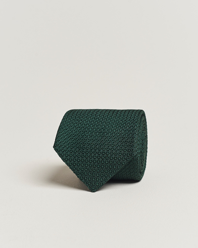 Herr | Slipsar | Amanda Christensen | Silk Grenadine 8 cm Tie Green