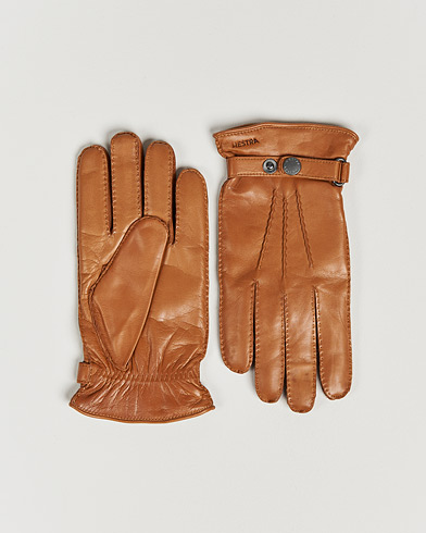 Herr | Handskar | Hestra | Jake Wool Lined Buckle Glove Cognac