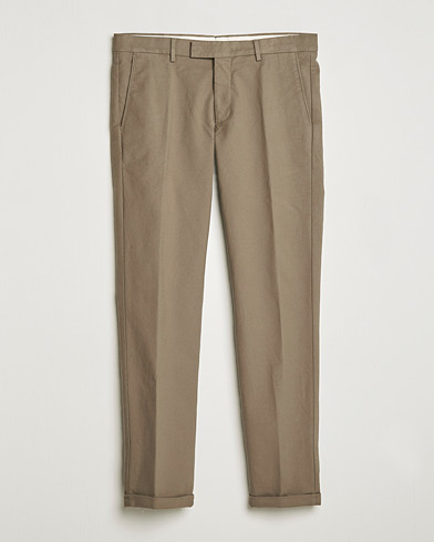 Herr | Byxor | NN07 | Scott Regular Fit Stretch Trousers Khaki