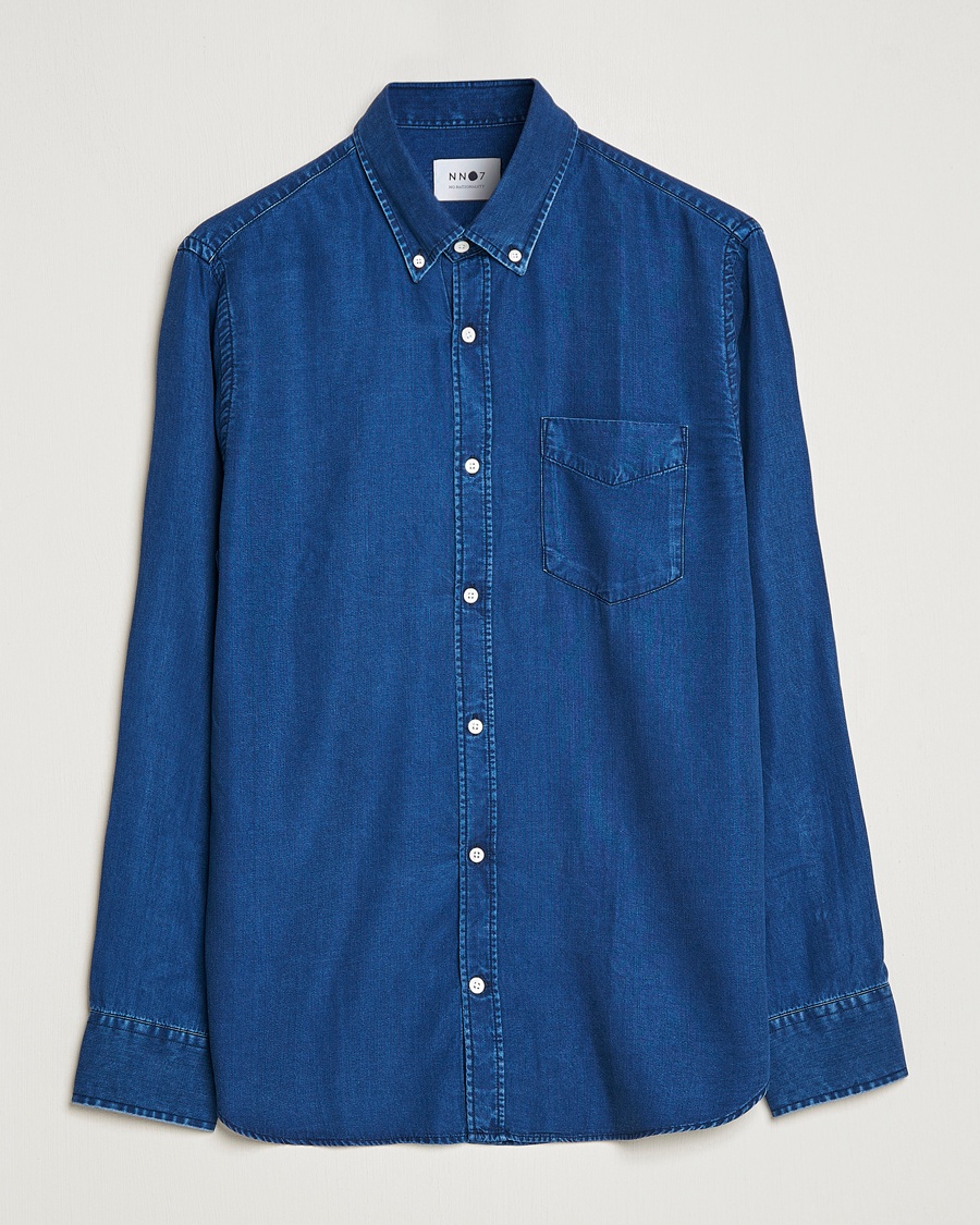  Levon Tencel Denim Shirt Dark Indigo