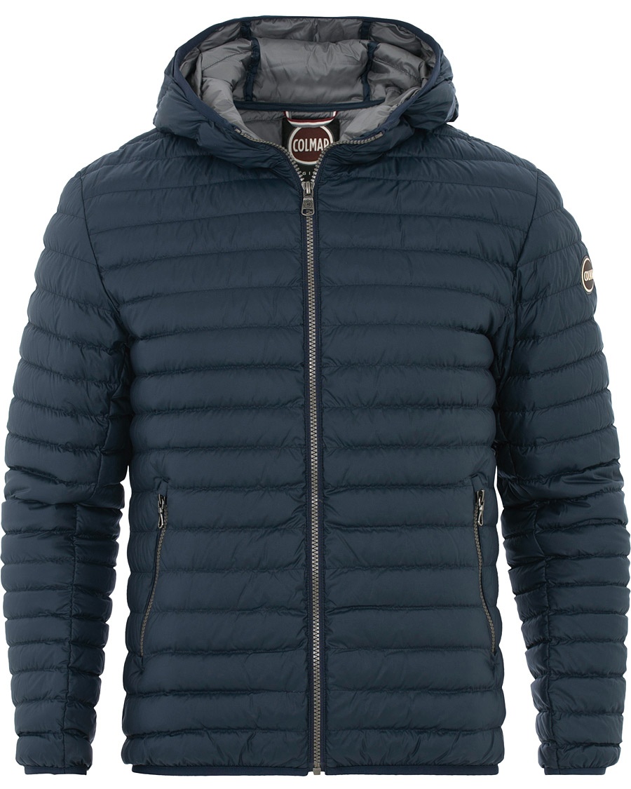  Floid Lightweight Down Hooded Jacket Navy