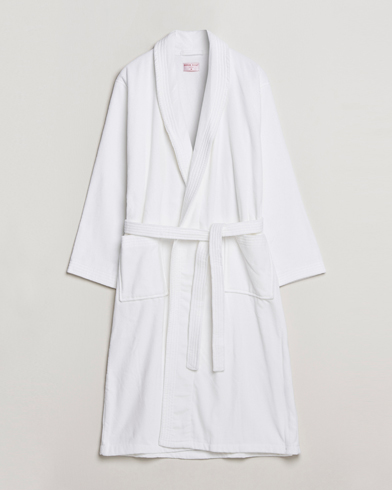 Herr | Loungewear | Derek Rose | Cotton Velour Gown White