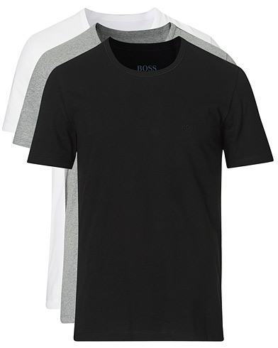 Herr | T-Shirt | BOSS | 3-Pack Crew Neck Tee Grey/White/Black
