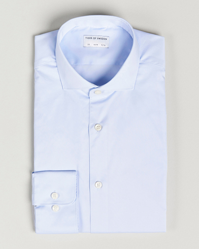 Herr | Businesskjortor | Tiger of Sweden | Farell 5 Stretch Shirt Light Blue