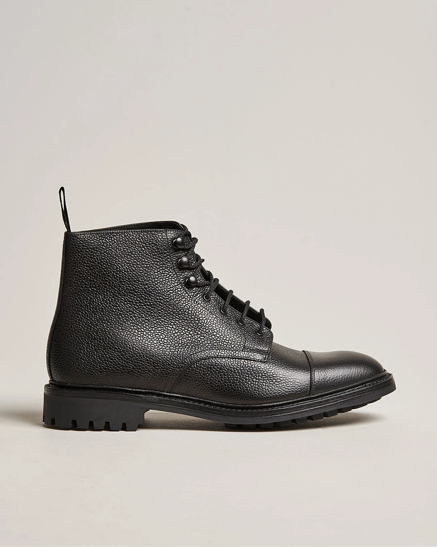 Herr | Snörkängor | Loake 1880 | Sedbergh Derby Boot Black Calf Grain