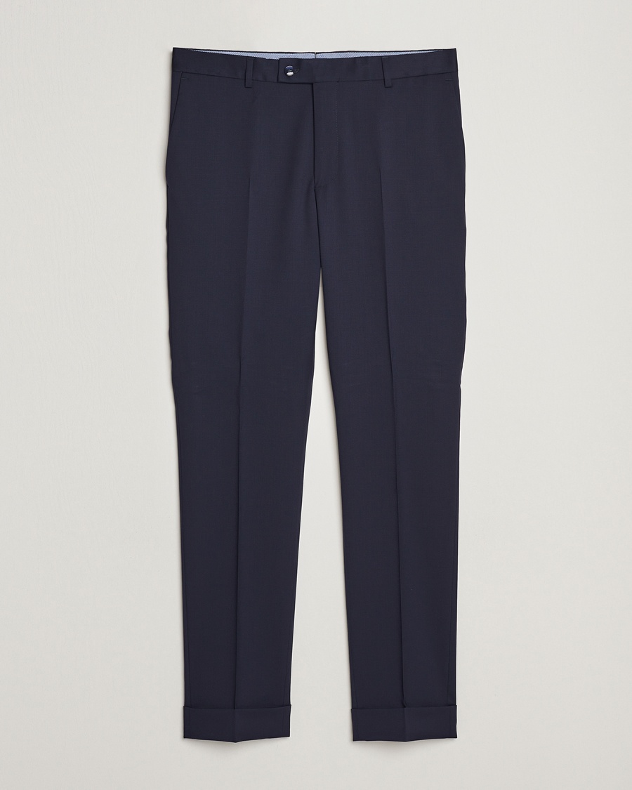 Herr | | Morris Heritage | Morris Prestige Wool Suit Trousers Navy