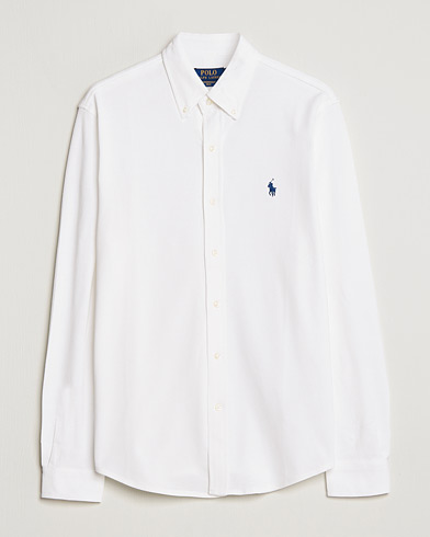 Herr | Pikéskjorta | Polo Ralph Lauren | Featherweight Mesh Shirt White