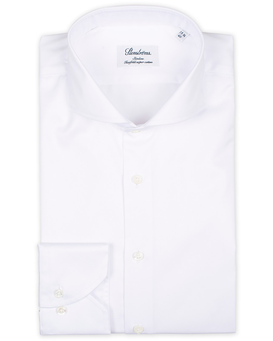  Slimline Extreme Cut Away Shirt White