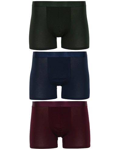 New Nordics |  3-Pack Boxer Briefs Army Green/Navy Blue/Burgundy