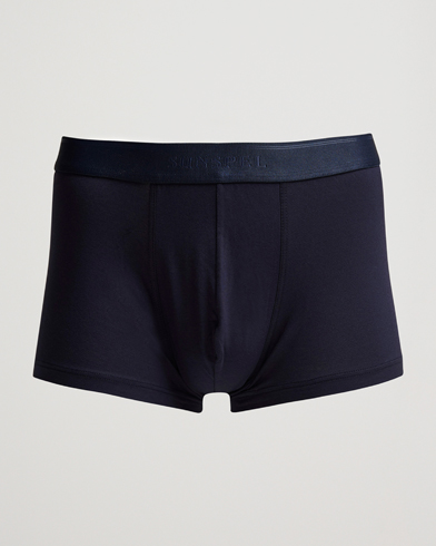 Herr | Underkläder | Sunspel | Cotton Stretch Trunk Navy