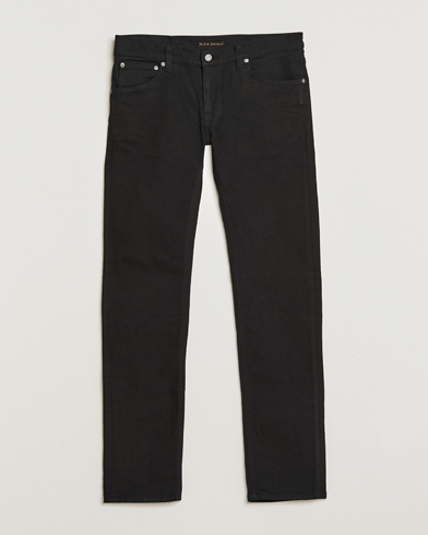 Herr | Slim fit | Nudie Jeans | Tight Terry Organic Jeans Ever Black