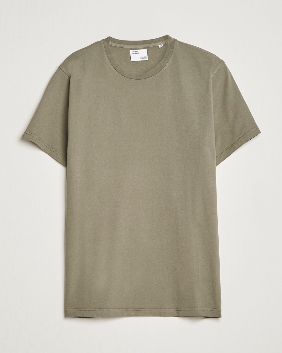 Colorful Standard Classic Organic T-Shirt Dusty Olive – Grön