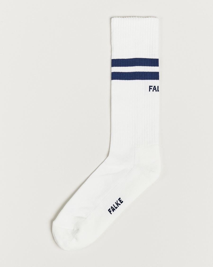 Falke Dynamic Tennis Sock White/Navy – Vit