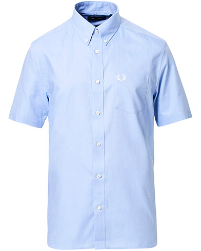 Kortärmade skjortor |  Short Sleeve Oxford Shirt Light Smoke