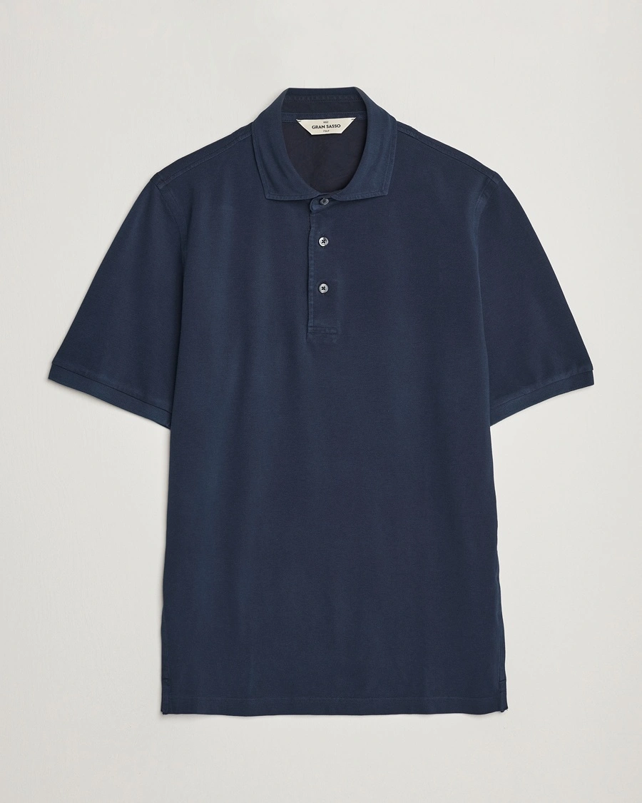 Herr | | Gran Sasso | Washed Polo Navy