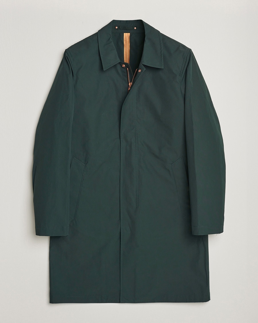  Unlined Cotton Ventile Mac Coat 3.0 Racing Green