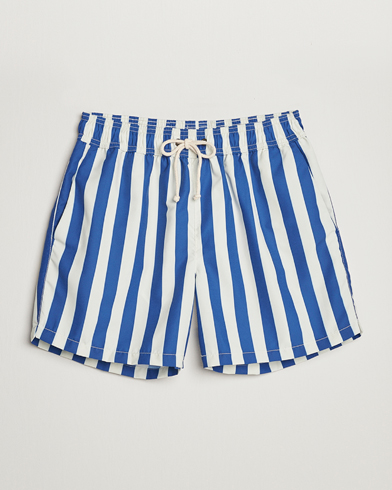 Herr | Italian Department | Ripa Ripa | Paraggi Striped Swimshorts Blue/White