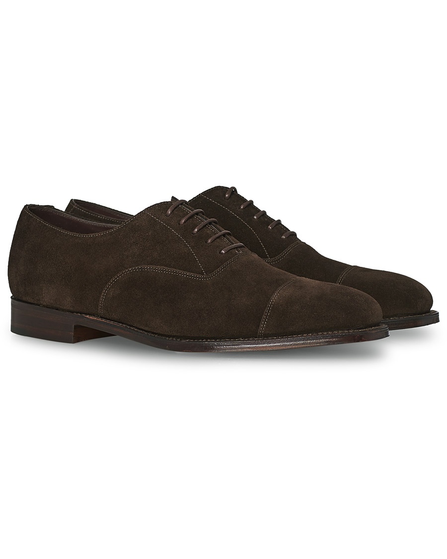 Herr | | Loake 1880 | Aldwych Oxford Dark Brown Suede