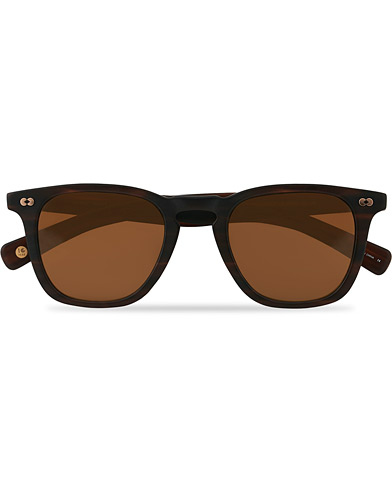 Herr | D-formade solglasögon | Garrett Leight | Brooks X 48 Sunglasses Brandy Tortoise