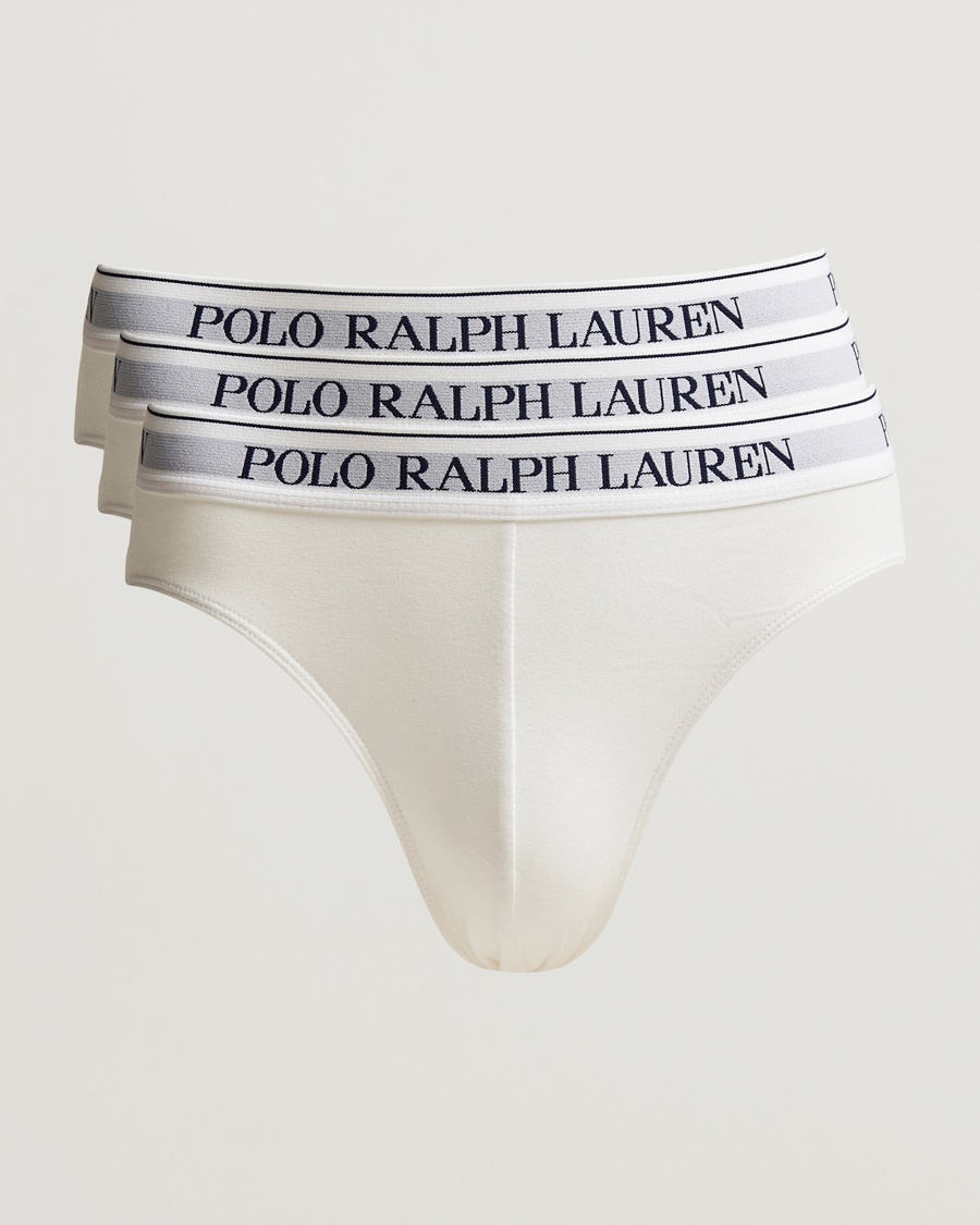 Polo Ralph Lauren 3-Pack Low Rise Brief White – Vit