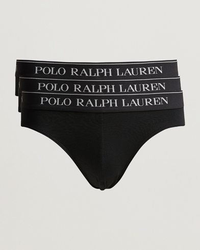 Herr | Briefs | Polo Ralph Lauren | 3-Pack Low Rise Brief Black