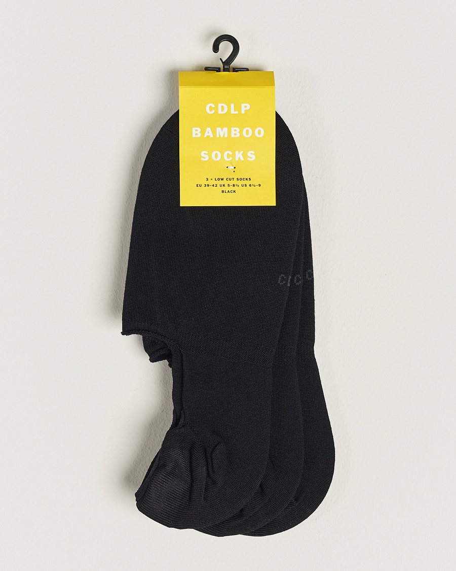 Herr | CDLP | CDLP | 3-Pack No Show Socks Black