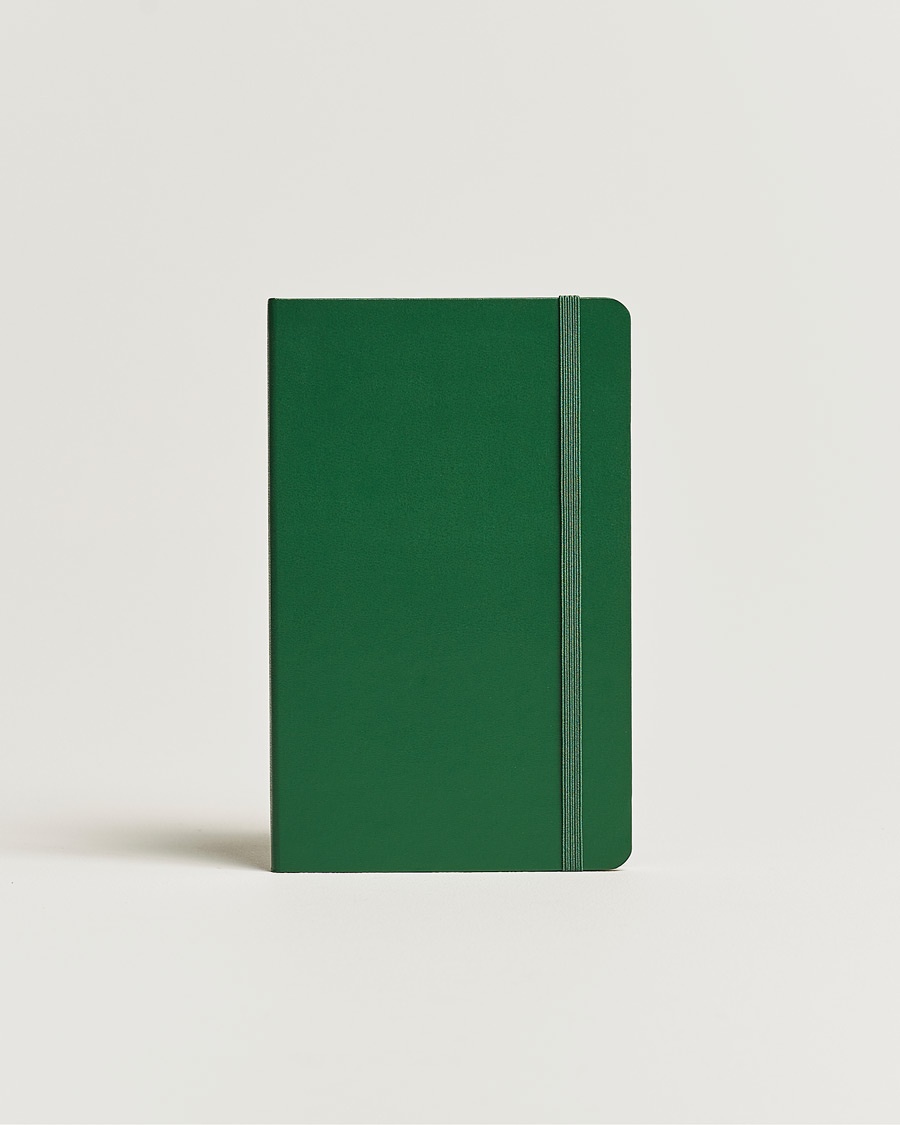 Herr | | Moleskine | Plain Hard Notebook Large Myrtle Green