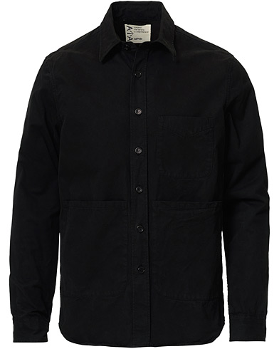 Herr |  | Aspesi | Cotton Shirt Jacket Black