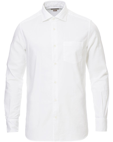  Slim Fit Pocket Oxford Shirt White