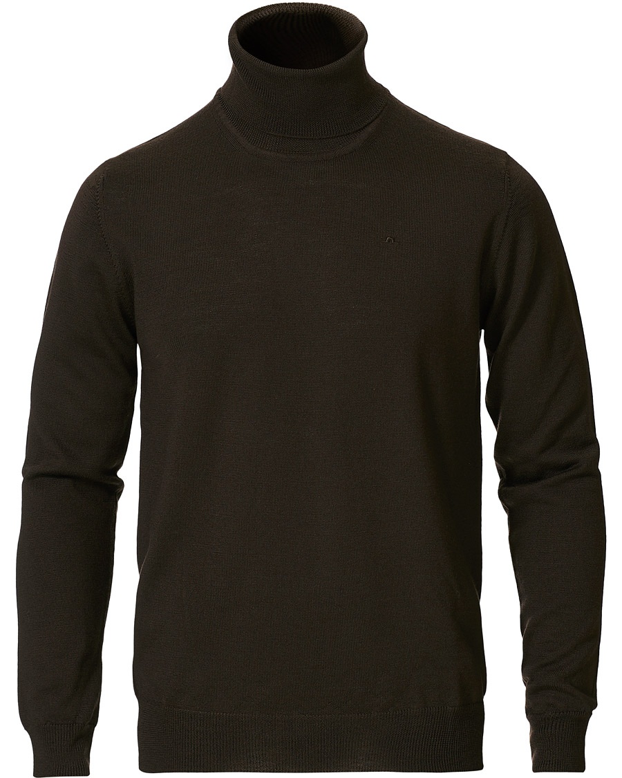J.Lindeberg Lyd True Merino Polo Dark Brown