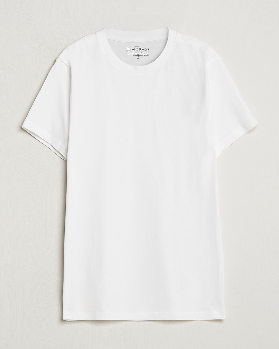 Herr | Bread & Boxers | Bread & Boxers | Crew Neck Regular T-Shirt White