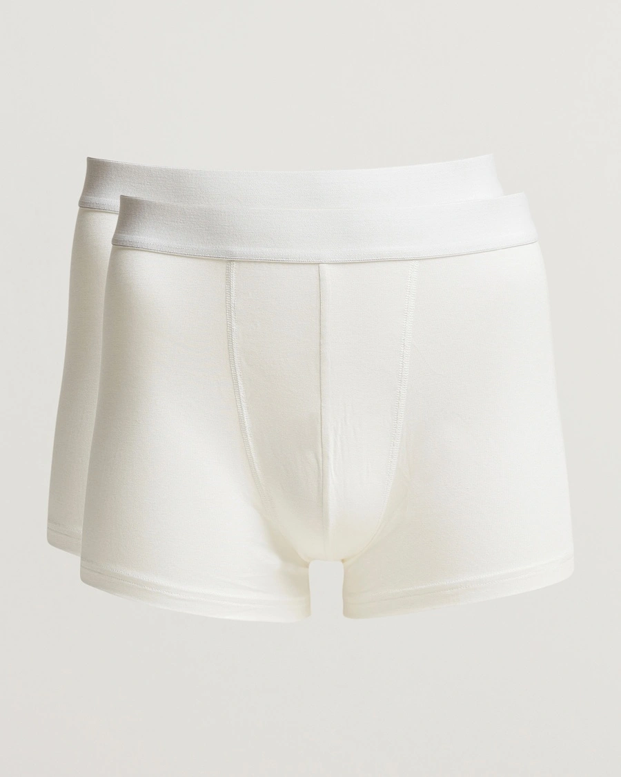 Herr | Kalsonger | Bread & Boxers | 2-Pack Boxer Breif Modal White