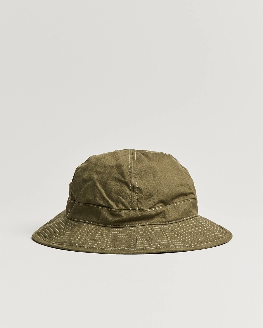 Herr | Hattar | orSlow | US Navy Hat Green