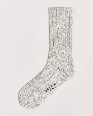 Herr | Ekologiskt | Falke | Brooklyn Cotton Sock Light Grey