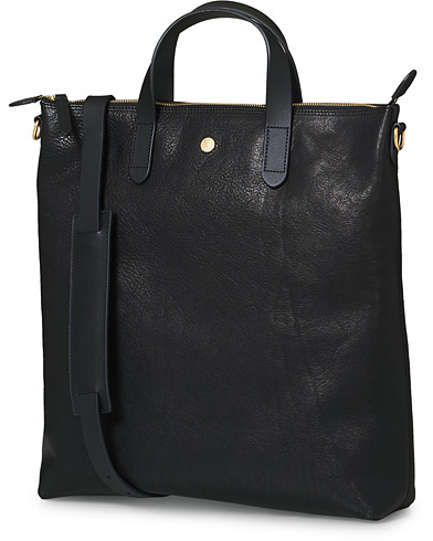 Totebag |  M/S Leather Shopping Bag Black
