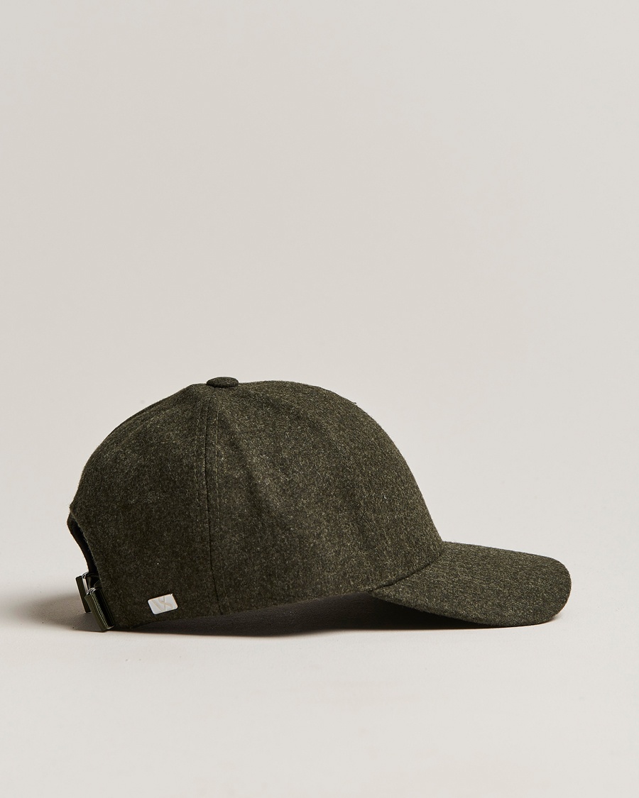 Varsity Headwear Flannel Baseball Cap Forest Green, Herr, Hattar & kepsar, Grön, Storlek L