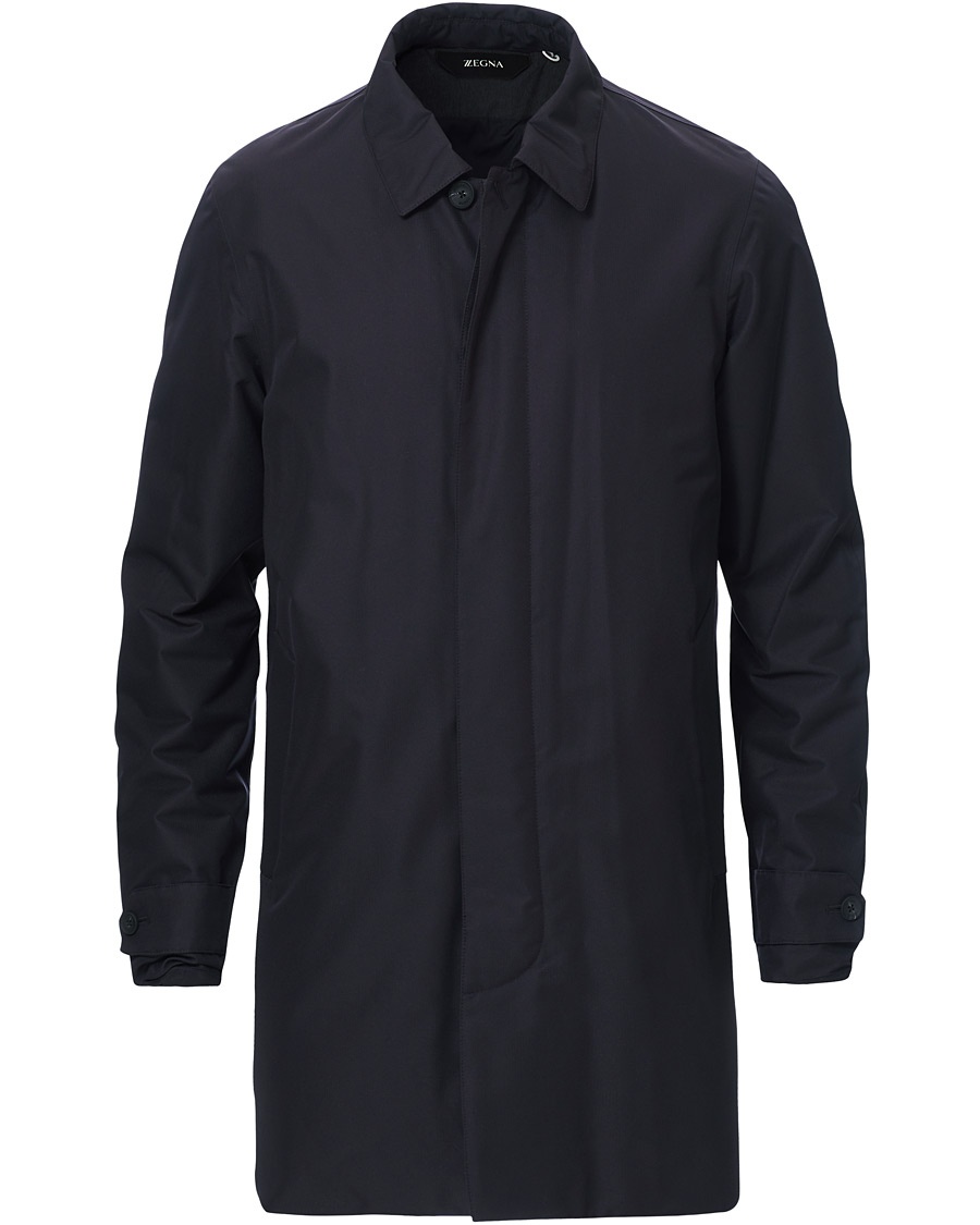  Micotene Taped Nylon Coat Navy