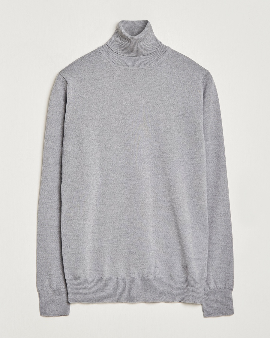 Emporio Armani Knitted Merio Polo Grey – Grå