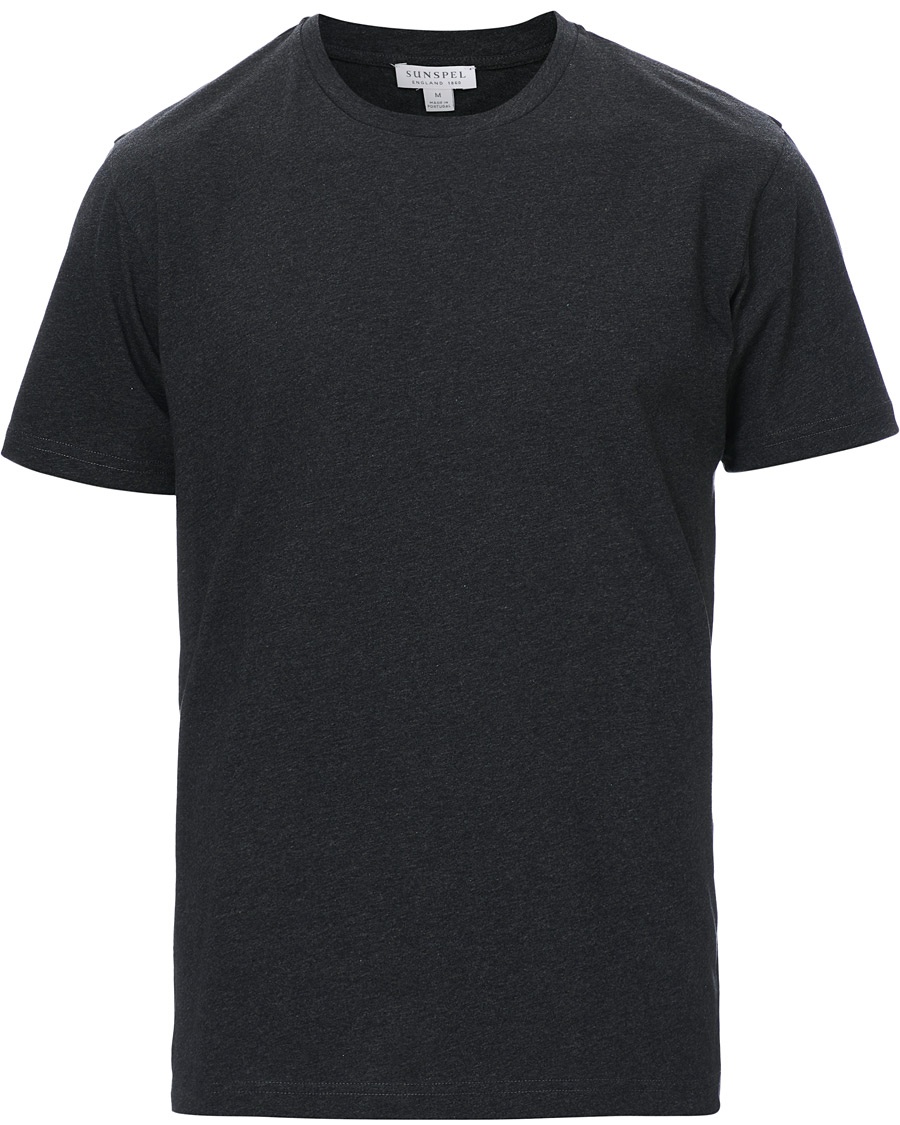  Riviera Organic Tee Charcoal Melange