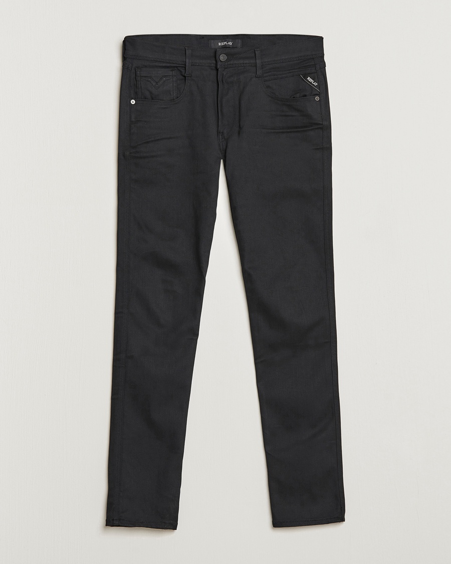 Replay Anbass Hyperflex Reused Jeans Black