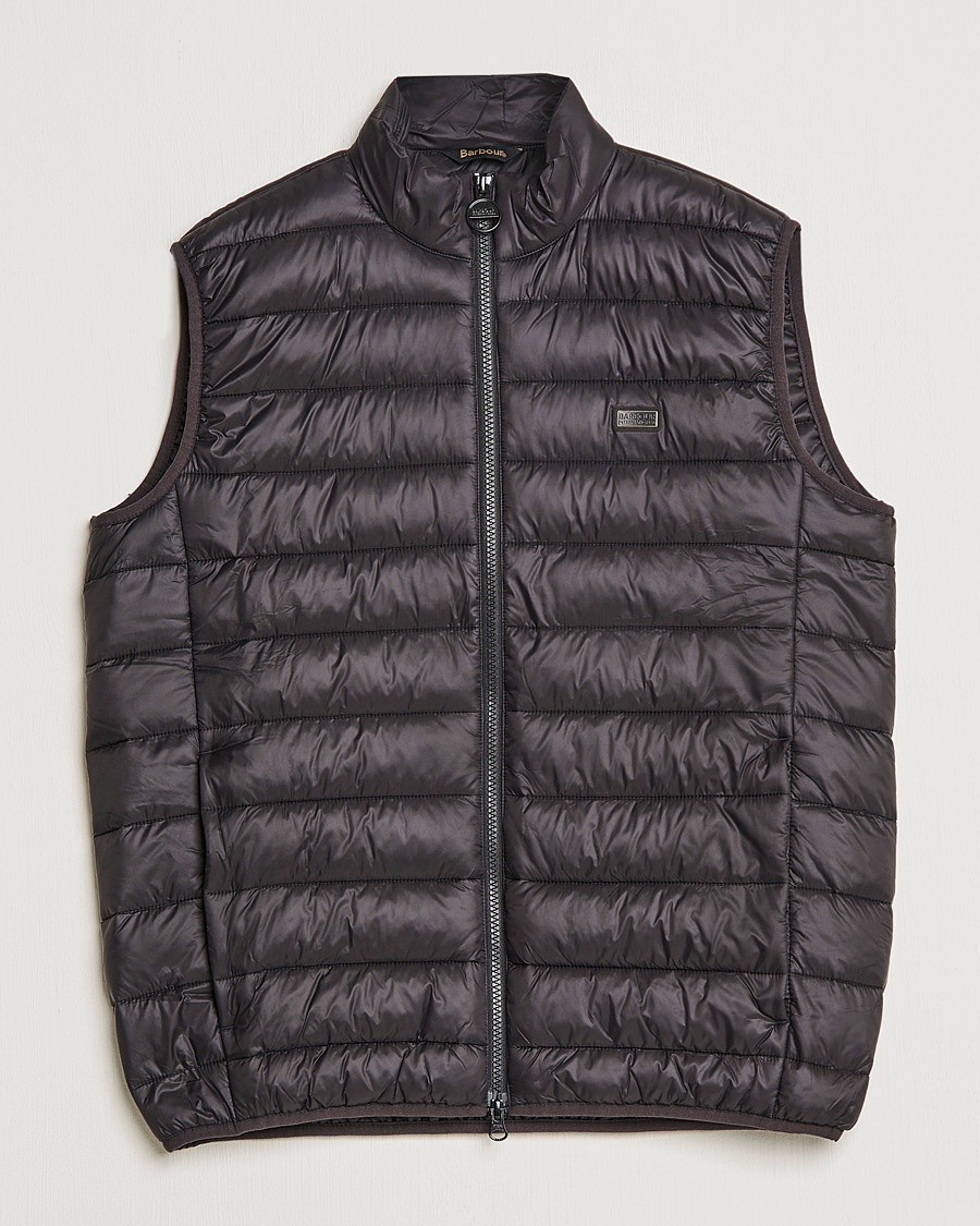 Herr | | Barbour International | Reed Quilted Gilet Black