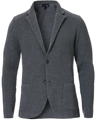  Knitted Wool Blazer Grey