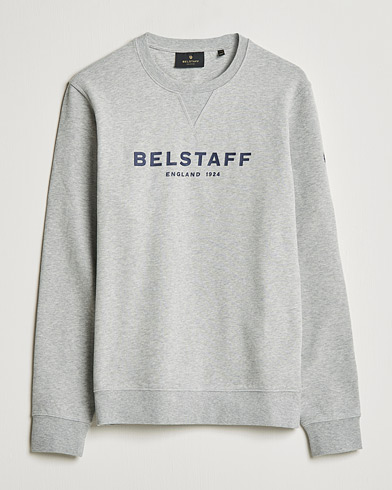 Sweatshirts |  Belstaff 1924 Crew Neck Logo Sweat Grey Melange